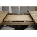 Deluxe Oak Super X Leg Extending Dining Table